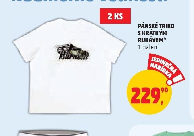 PÁNSKÉ TRIKO S KRÁTKÝM RUKÁVEM