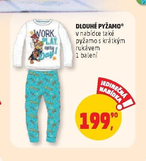 Dlouhé pyžamo