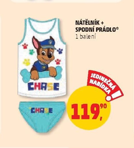 Nátělník + spodní prádlo