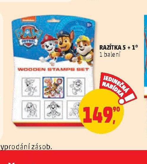 Razítka 5 + 1