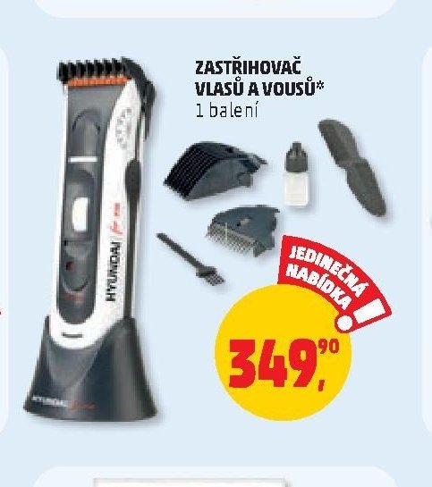 ZASTŘIHOVAČ VLASŮ A VOUSŮ