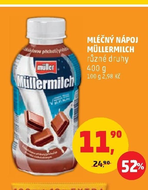 Mléčný nápoj Müllermilch