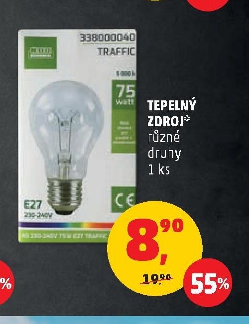 TEPELNÝ ZDROJ různé druhy 1 ks