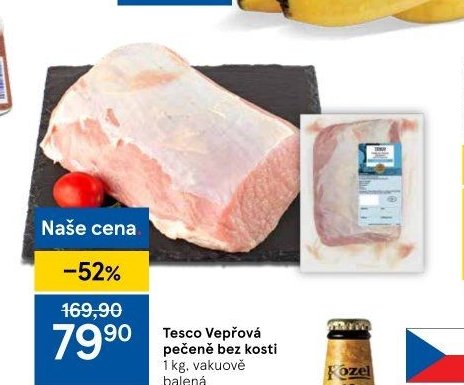 Tesco Vepřová pečeně bez kosti