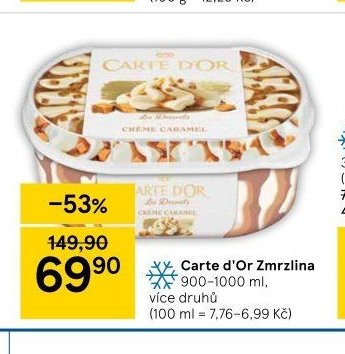 Carte d'Or Zmrzlina