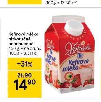 Kefírové mléko nízkotučné neochucené