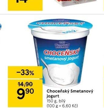 Choceňský Smetanový jogurt