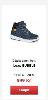 Dětské zimní boty Loap BUBBLE