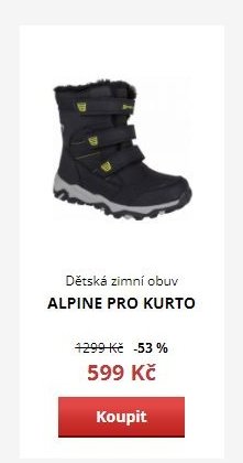 Dětská zimní obuv ALPINE PRO KURTO