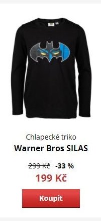 Chlapecké triko Warner Bros SILAS