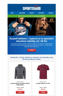 akční leták Sportisimo 3.10.2021-8.10.2021