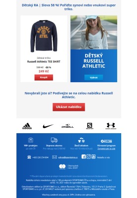 akční leták Sportisimo 3.10.2021-8.10.2021