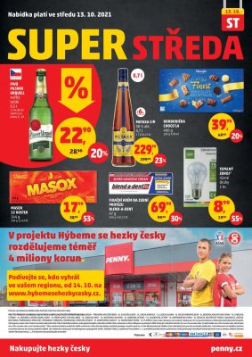akční leták Penny Market 7.10.2021-13.10.2021