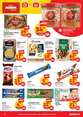 akční leták Penny Market 7.10.2021-13.10.2021