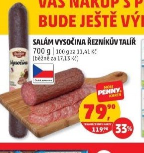 SALÁM VYSOČINA ŘEZNÍKŮV TALÍŘ
