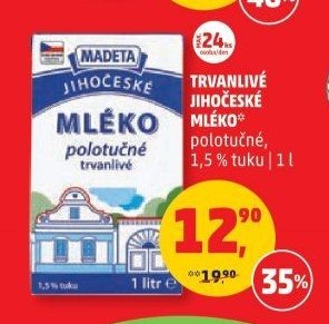 TRVANLIVÉ JIHOČESKÉ MLÉKO