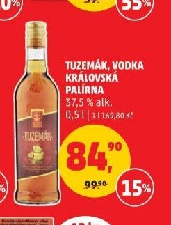 TUZEMÁK, VODKA KRÁLOVSKÁ PALÍRNA