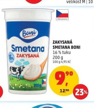 Zakysaná smetana Boni