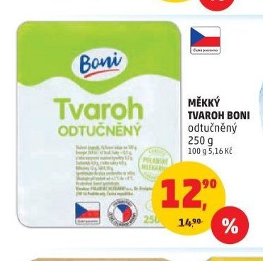 Měkký tvaroh Boni
