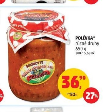 POLÉVKA různé druhy 650 g
