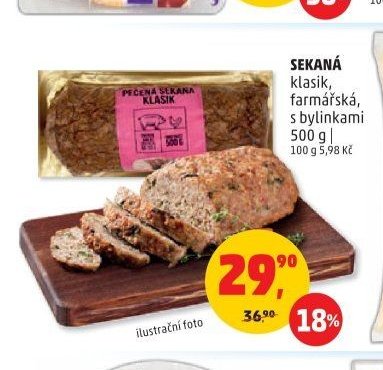 SEKANÁ klasik, farmářská, s bylinkami 500 g