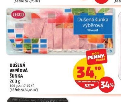 Dušená vepřová šunka