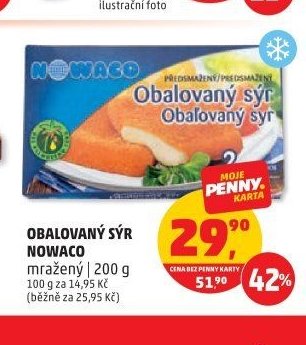 Obalovaný sýr Nowaco