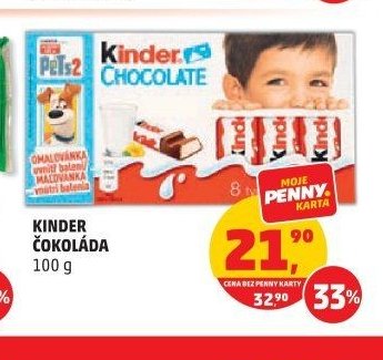 KINDER ČOKOLÁDA
