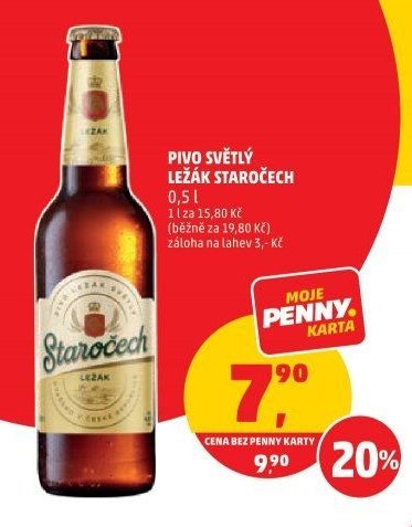PIVO SVĚTLÝ LEŽÁK STAROČECH