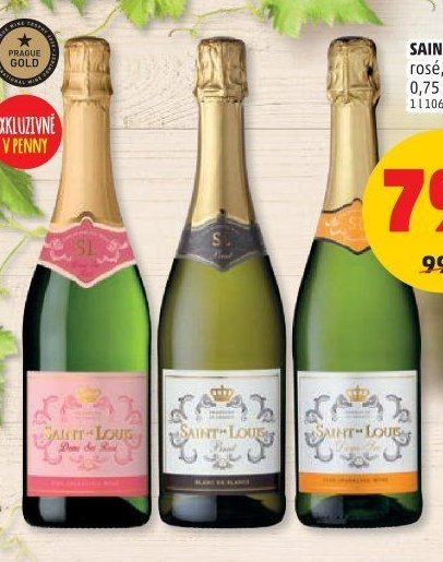 SAINT LOUIS rosé, brut, demi