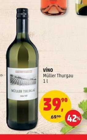 VÍNO Müller Thurgau