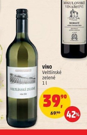 VÍNO Veltlínské zelené