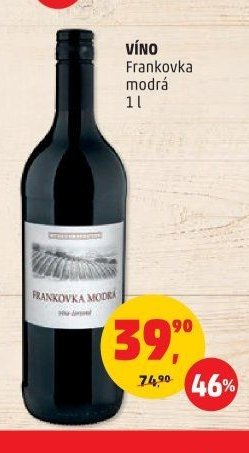 VÍNO Frankovka modrá