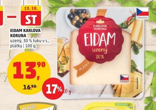 Eidam Karlova Koruna uzený