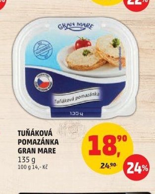 TUŇÁKOVÁ POMAZÁNKA GRAN MARE