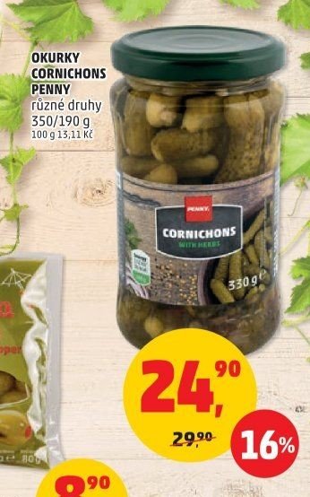 Okurky Cornichons Penny