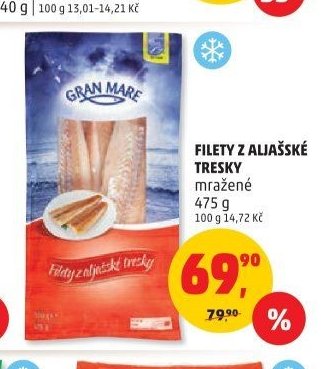 Filety z aljašské tresky