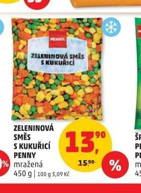 Zeleninová směs s kukuřicí Penny