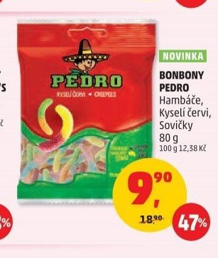 Bonbony Pedro Hambáče, Kyselí červi, Sovičky