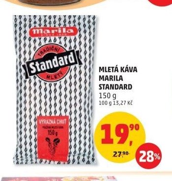 MLETÁ KÁVA MARILA STANDARD