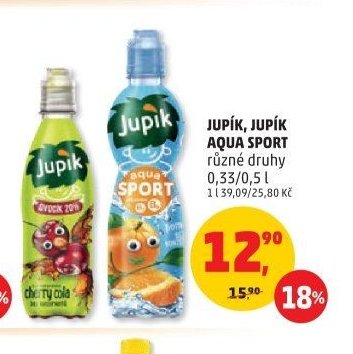 JUPÍK, JUPÍK AQUA SPORT různé druhy