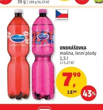 ONDRÁŠOVKA malina, lesní plody