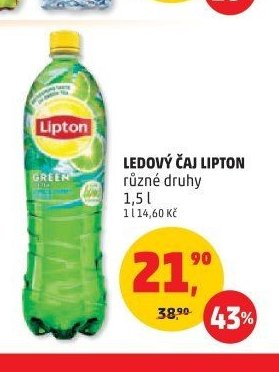 LEDOVÝ ČAJ LIPTON různé druhy