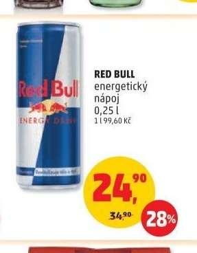 RED BULL energetický nápoj