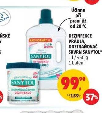 Dezinfekce na prádlo Sanytol