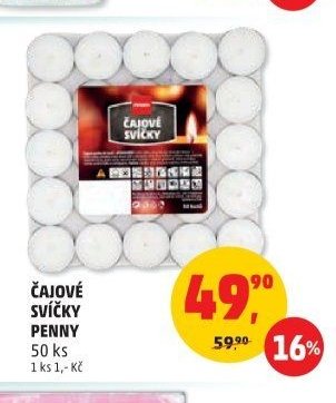 Čajové svíčky Penny
