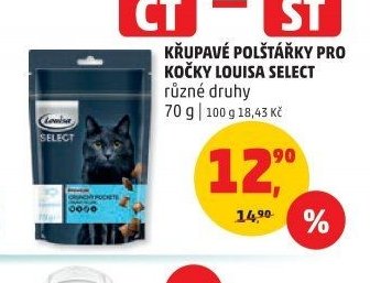 KŘUPAVÉ POLŠTÁŘKY PRO KOČKY LOUISA SELECT