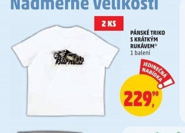 PÁNSKÉ TRIKO S KRÁTKÝM RUKÁVEM