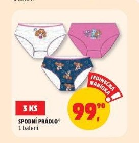 3 ks spodní prádlo