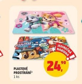 Plastové prostírání